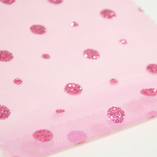 [망사] 물방울메탈-핑크(물방울 진핑크)